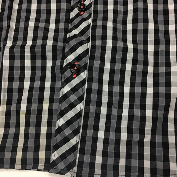 Jared Lang Plaid Shirt Black & Gray - Picture 5 of 6